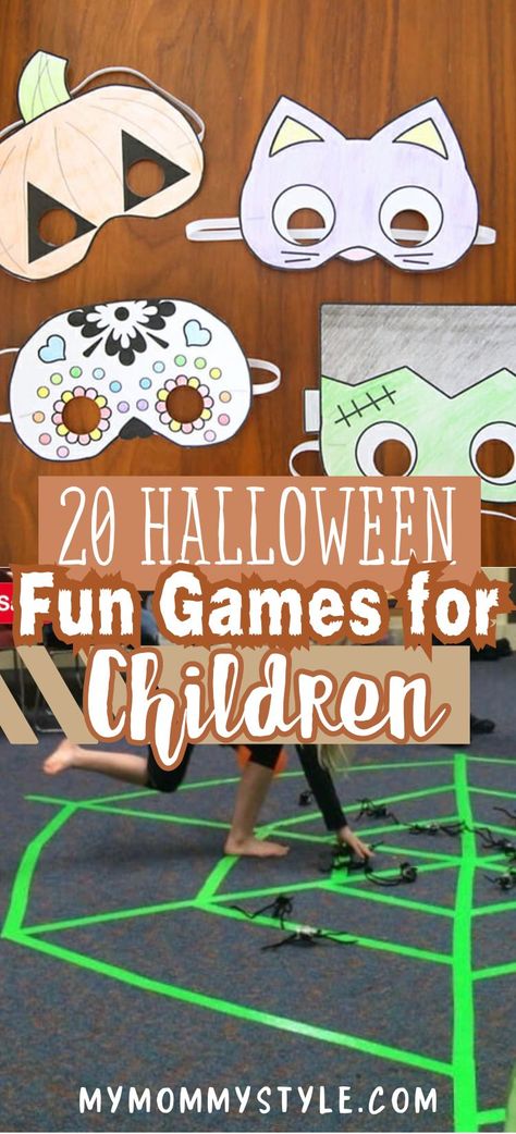 This is a roundup of our favorite fun Halloween games for kids. If you are planning a classroom party or other Halloween party these games are perfect! Halloween Party Classroom Games, Halloween Games For School Classroom, Fun Kid Halloween Games, Kid Games For Halloween Party, Halloween Party Ideas For Classroom, Halloween Game For Kindergarten, Halloween Party At School, Halloween Game For Preschool, Kids Halloween Party Ideas Activities