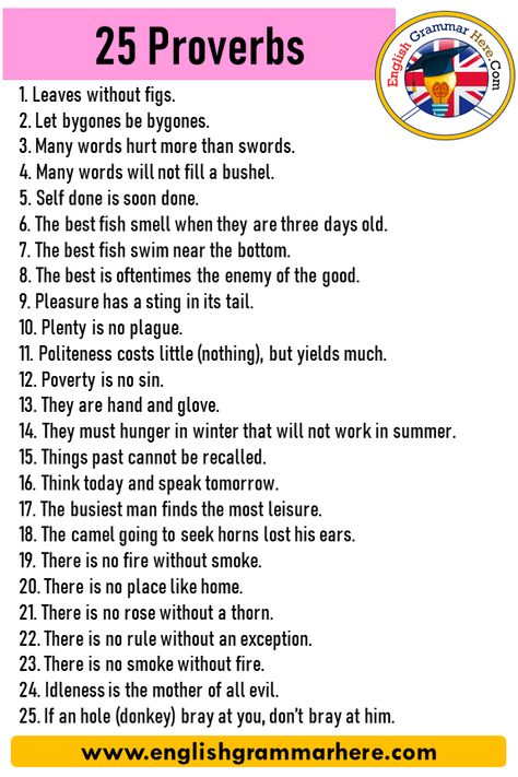 25 Proverbs Examples in English English Proverbs With Meanings, Telangana Map, Proverbs For Students, Polite English, Proverbs In English, Good Thoughts In English, Proverb With Meaning, Coffee Writing, Good Proverbs