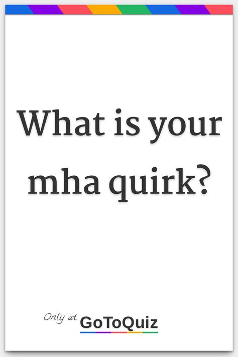 "What is your mha quirk?" My result: Destruction How Tall Are Mha Characters, Good Hero Names, Mha Oc Quirks Ideas, Support Items Ideas Bnha, Cool Mha Quirk Ideas, Mha Ghost Quirk, Mha Powers Ideas, Mha Oc Telekinesis, Quirks To Give Your Characters Mha