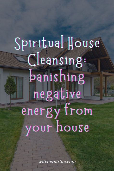 Perform a spiritual house cleansing and banish negative energy from your house. whether you are moving to a new house or have lived in yours for years, this is nothing to overlook.Don’t wait on having nightmares, spirits haunting your house, being possessed by evil energies. Protect your household for peace and quiet. How To Get Rid Of Evil Spirits In Your Home, Energy Cleanse Home, House Cleansing Spell, Banishing Negative Energy, House Cleansing Ritual, Witch Ephemera, Banish Negative Energy, Spiritual House, Moving To A New House