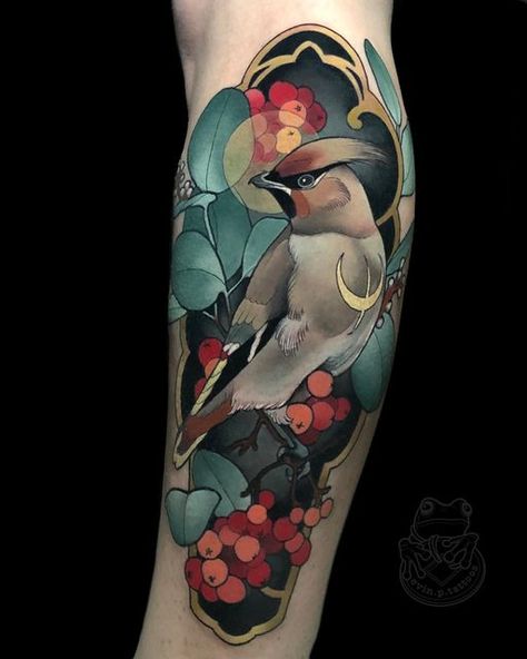 Evin Pfaff on Instagram: "Thanks for grabbing this piece @rickettycricketsink Made with @mavericktattoomercantile • • • #neotraditionaltattoo #neotrad #illustrativetattoo #mavericktattoomercantile" Neo Trad Nature Tattoo, Neo Traditional Gladiolus Tattoo, Neotraditional Floral Sleeve, Neo Traditional Floral Tattoo Sleeve, Neotraditional Bird Tattoo, Neo Traditional Bird Tattoo, Neo Traditional Tattoo Sleeve, Neo Trad Flowers, Neo Traditional Bird