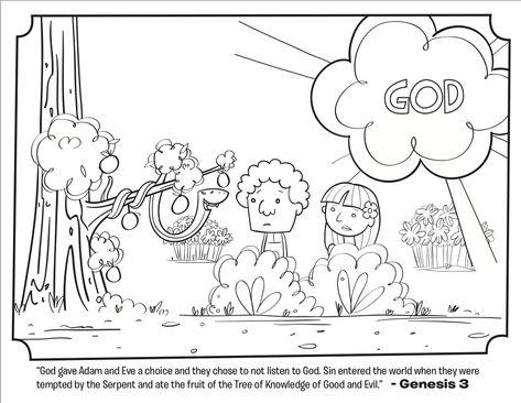 Adam and Eve and Serpent Coloring Page Adam And Eve Bible, Earth Coloring Pages, Free Bible Coloring Pages, Creation Coloring Pages, Lds Coloring Pages, Sunday School Coloring Pages, Scripture Coloring, Flag Coloring Pages, Preschool Coloring Pages