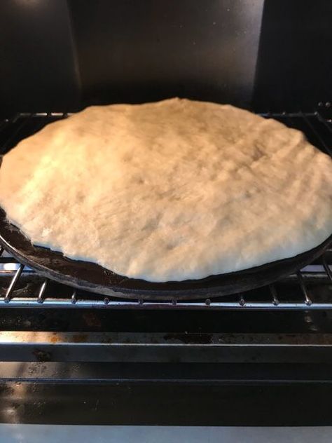 Homemade Jiffy Pizza Crust Recipe (One 12 inch crust) Recipe Jiffy Pizza Crust Recipe, Jiffy Pizza Crust Mix Recipes, Biscuit Crust Pizza, Pizza Crust Recipes, Jiffy Mix Recipes, Jiffy Recipes, Mix Pizza, Baking Mix Recipes, Recipes With Ingredients