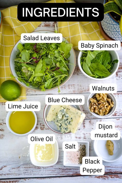 Blue Cheese Salad Recipes, Blue Cheese Recipes, Blue Cheese Salad, Quick Healthy Lunch, Olive Salad, Lean And Green Meals, Easy Healthy Meal Prep, Quick Lunch, Cheese Salad