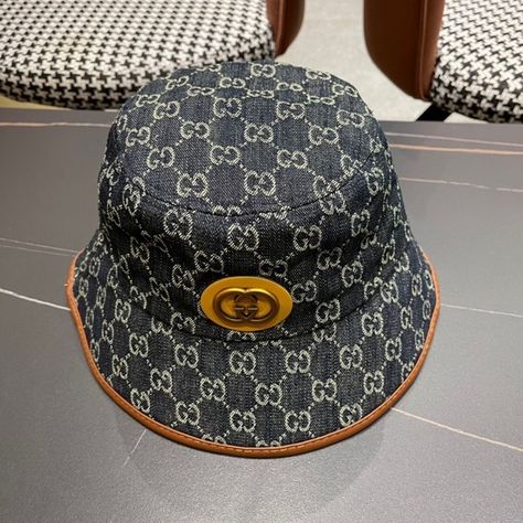 Gucci blue bucket hat Blue Bucket Hat, Gucci Accessories, Bucket Hat, Gucci, Hats, Blue