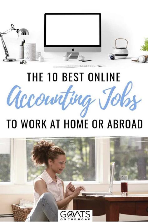 Online accounting jobs are a great way to work from home, or earn extra money while you travel. We’ve got the ultimate guide to help you decide if this is the write business for you, filled with tips on how to find online accounting jobs, how much they pay, pros and cons, and qualifications needed. | #accounting #extracash #remotework Accounting Career, Online Jobs For Moms, Unique Jobs, Accounting Jobs, Lifestyle Board, Proofreading Jobs, Freelance Jobs, Best Online Jobs, Online Writing Jobs