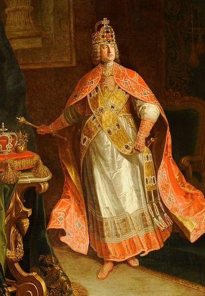 German Royalty, Habsburg Austria, History Of Germany, English Monarchs, Coronation Robes, Historical Gowns, 18th Century Portraits, Holy Roman Empire, Miniature Portraits