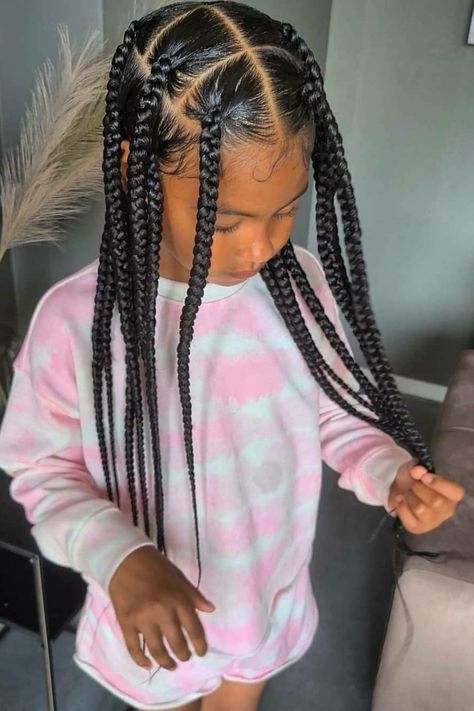 Field Braids for Children- #Box #braids #Kids Check more at https://howcandothis.com/hairstyleideas/field-braids-for-children/ Box Braids Kids, Braids Kids, Kids Box Braids, Black Kids Braids Hairstyles, Kids Curly Hairstyles, Cute Braided Hairstyles, Quick Braided Hairstyles, Kids' Braids