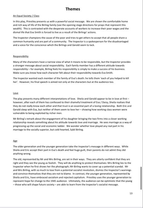 An Inspector Calls Quotes, Gcse Drama, Gcse Grades, An Inspector Calls Revision, Gcse Poems, English Creative Writing, English Gcse Revision, 30 Day Writing Challenge, Inspector Calls