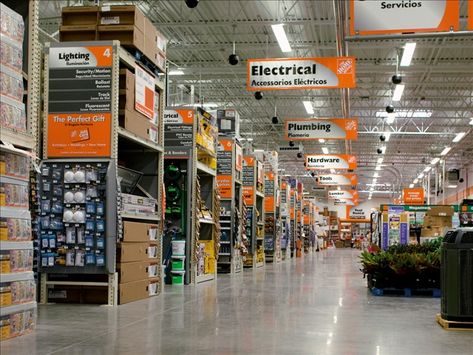 CLEVELAND- Home Depot is preparing for spring by hiring more than 1,300 people at its 30 Cleveland-area stores. The company announced it will hire about 40 associates per store, and there are perma... Warehouse Interior, Store Warehouse, Home Depot Store, Pipe Shop, Supermarket Design, Store Layout, Showroom Interior Design, Home Fix, Woodworking Workshop