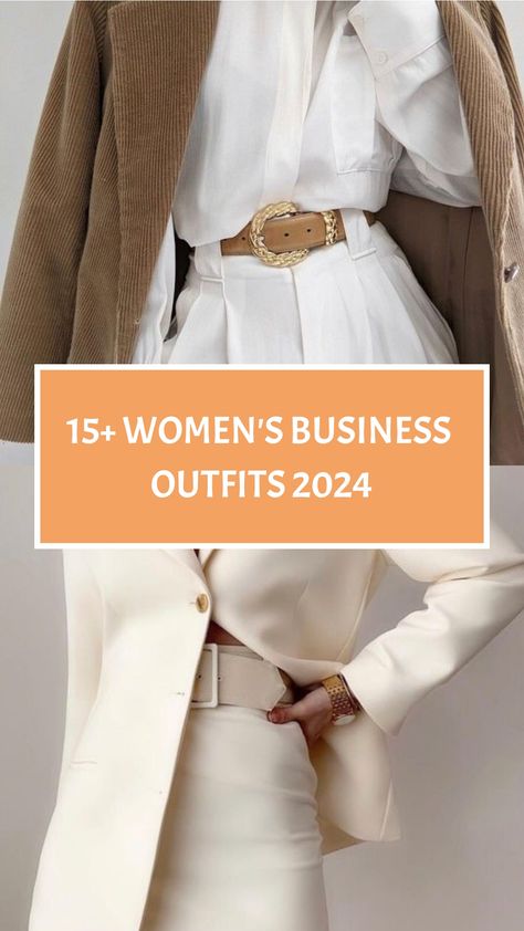 15+ Women's Business Outfits 2024 Modern Business Attire Women, Women's Business Outfits, Business Outfits For Women, Business Professional Attire Women, Business Wear Women, Summer Business Outfits, Business Formal Outfit, Business Chic Outfits, Business Formal Women