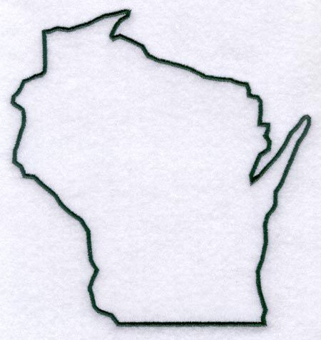 Wisconsin Outline                                                                                                                                                                                 More Wisconsin Tattoo, Wisconsin Outline, State Tattoos, Wisconsin State, Embroidery Library, Trendy Tattoos, Ink Ideas, New Tattoo, Forearm Tattoos