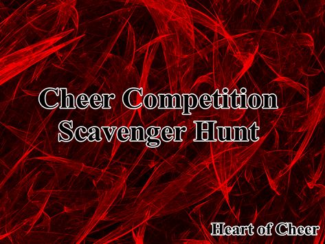 Cheer Competition Scavenger Hunt is a fun article with ideas for a photo scavenger hunt team bonding activity you can use at competition. Cheerleading Scavenger Hunt, Cheer Scavenger Hunt, Cheer Send Off Ideas, Cheer Team Bonding Ideas, Cheer Bonding Activities, Cheer Team Bonding Activities, Cheerleading Team Bonding, Cheer Crafts, Team Bonding Activities