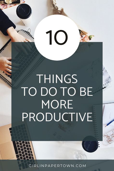 10 things to do to be more productive - how to become organized at home, productivity and organization tips, productivity motivation, best tools for productivity Become Organized, Home Productivity, Productivity Motivation, How To Be Productive, Start A Business From Home, Pomodoro Technique, Time Management Strategies, Productive Morning, Blog Seo