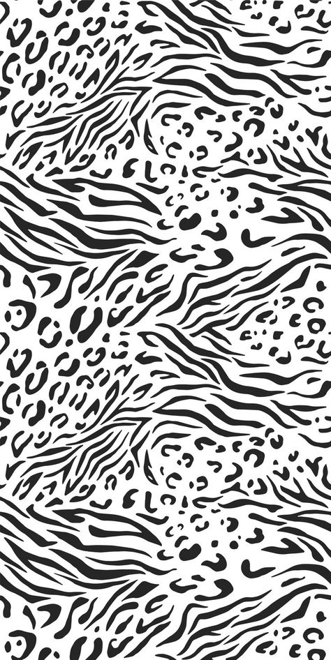 Zebra And Cheetah Print, Print Patterns Black And White, Black And White Fabric Prints, Zebra Print Pattern, Animal Print Drawing, Tiger Print Background, Wild Background, Black And White Pattern Design, Zebra Print Background