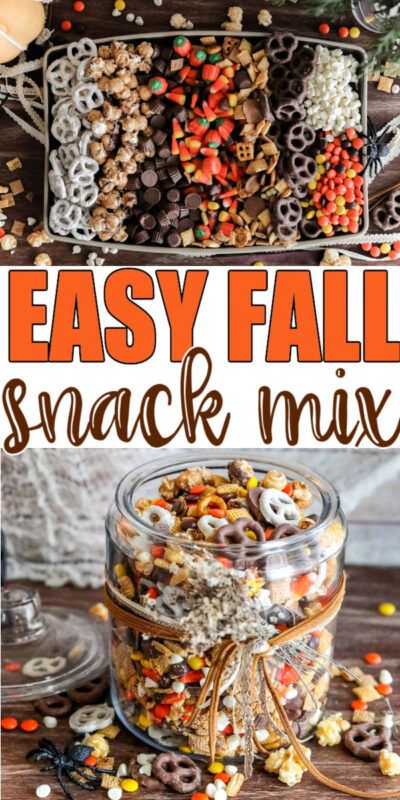 Fall Snack Mix Recipes With Popcorn, Easy Snack Mixes For A Party, Savory Fall Chex Mix Recipes, First Day Of Fall Treats, Best Snack Mix Ever, Chex Mix Recipes Autumn, What To Sell At A Fall Festival, Easy Fall Snack Mix Recipes, Harvest Trail Mix Fall