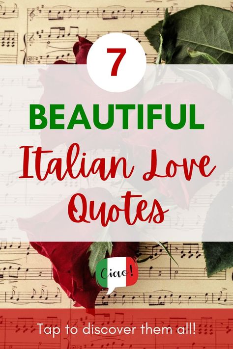 7 Beautiful Italian Love Quotes for Valentine's Day - Daily Italian Words Italian Wedding Blessing Quotes, Italian Romantic Quotes, Italian Poems Love, Famous Italian Quotes, Love Italian Quotes, Cute Italian Quotes, Love Quotes In Italian, Italian Quotes About Love, Italian Quotes Aesthetic