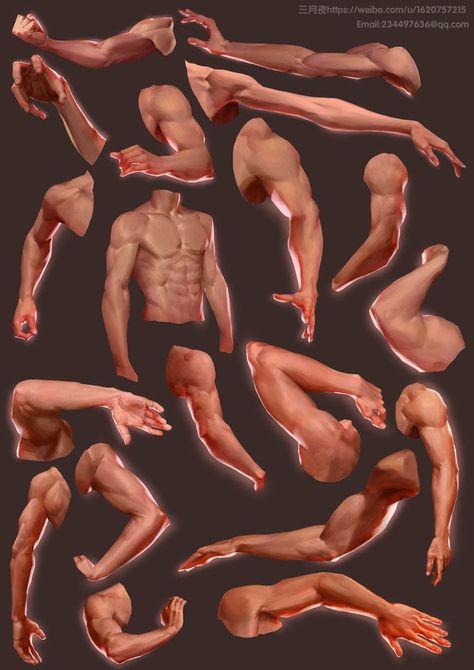 ArtStation - arms, Qi Chen Arm Forshorting, Arm Coloring Tutorial, Hand Holding Fabric Reference, Laying On Stomach Pose Drawing, Clenched Fist Drawing Reference, Hand Ref, Arm Anatomy, Skin Drawing, Anatomy Tutorial