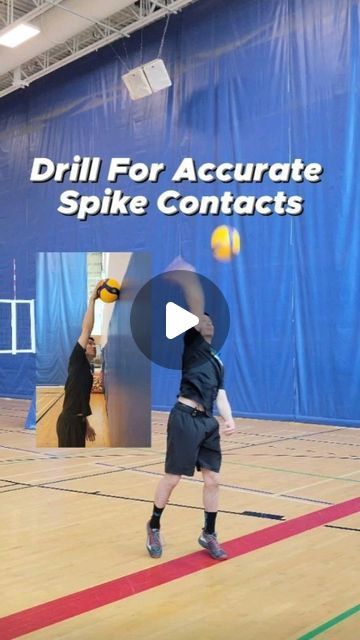 Jade Cameron | Volleyball Performance Trainer on Instagram: "Connect better with the ball! 

The contact point drill is a great way to get a feeling and a visual of what it's like to be in the "goal position".

A lot of athletes miscontact, contact behind them or too low, and this is a simple way to introduce the goal position with an accurate contact. It's key to actually apply it in an actual spike (on the ground is recommended first) to solidify this position further. Doing this, the athlete will also be working on their timing and tracking to adjust and get into this position and get an accurate contact. In the approach and jump scenario, the approach should be solidified so you can focus on adjusting and timing the jump to get into this position in the air, at your highest point in yo How To Get Better, High Point, Drills, Get Well, Simple Way, Volleyball, Jade, How To Apply, Key