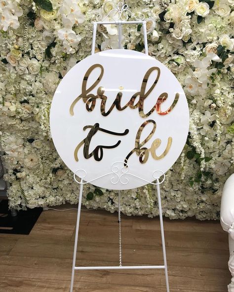 Our new bride to be round acrylic board now available to hire 😊 #bridetobe#bride#welcomeboard#acrylic#kitchentea#bridalshower Bride Too Be Decoration, Acrylic Board Wedding, Bride To Be Props Diy, Bride To Be Sign Diy, Bride To Be Door Decoration, Welcome Sign Circle, Balloon Bride To Be, Acrylic Sign Board, Bridal Shower Games Unique