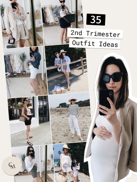 35 2nd Trimester Outfit Ideas - Crystalin Marie Maternity Athleisure Outfits, 3rd Trimester Pregnancy, Style Inspo Summer, Traveling Pregnant, Summer Pregnancy Outfits, Athleisure Street Style, Crystalin Marie, Maternity Clothes Summer, Outfits New York