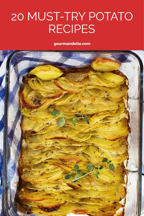 Looking for new ways to cook potatoes? Check out these 20 amazing potato recipes that are perfect for dinner or a cozy meal. From classic mashed potatoes to crispy roasted spuds, you'll learn the best tips for how to cook potatoes perfectly every time. Whether you're making potato salads, soups, or trying your hand at delicious baked potatoes with unique toppings, there’s a recipe here for everyone. Discover delightful treatments for this versatile vegetable that will have your family asking for seconds! Things To Do With Potatoes Recipes, Different Ways To Cook Potatoes, Unique Potato Recipes, Ways To Cook Potatoes, Jack Potato, Russet Potato Recipes, Vegetable Dishes Recipes, Making Potato Salad, Cook Potatoes