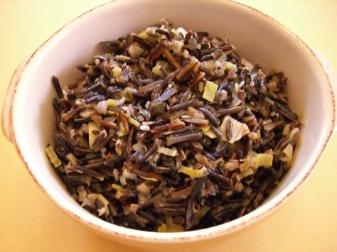 I was intrigued to learn that wild rice is actually not rice but the seed of a marsh grass.  It is expensive because it is beaten manually out of the grass and the harvest season is very short.  I made this up with the best ingredients for special occasions.  I hope you enjoy it! Icing Flavors, Cultural Meals, Aboriginal Food, Wild Rice Recipe, Indigenous Medicine, Minnesota Wild Rice, Indigenous Food, Minnesota Food, Wild Rice Recipes