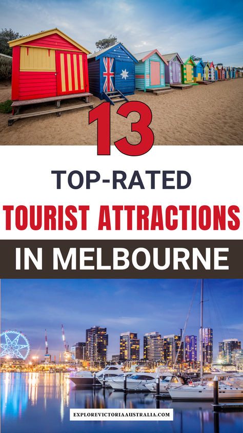 Curious about Melbourne attractions that locals and tourists rave about? Melbourne offers endless possibilities with a unique blend of Australia’s cafe culture, stunning art scenes, and awe-inspiring landmarks. These 23 Melbourne tourist attractions are handpicked for an unforgettable experience. Check out this guide and make sure you see them all! Plan your adventure today! Melbourne Tourist Attractions, Melbourne Attractions, Melbourne Trip, Things To Do In Melbourne, Cafe Culture, Solo Trip, Australia Travel, Melbourne Australia, Awe Inspiring