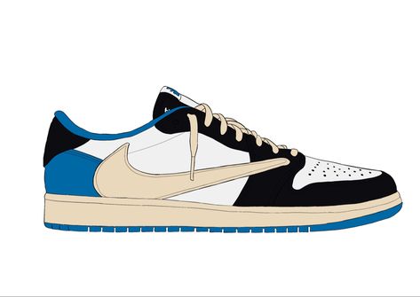 Turfing Rugs, Jordan 1 Drawing, How To Draw Jordans, Travis Shoes, Shoe Wallpaper, Jordan Drawing, Nike Sb Dunk Low Travis Scott, Nike Drawing, Jordan Travis Scott