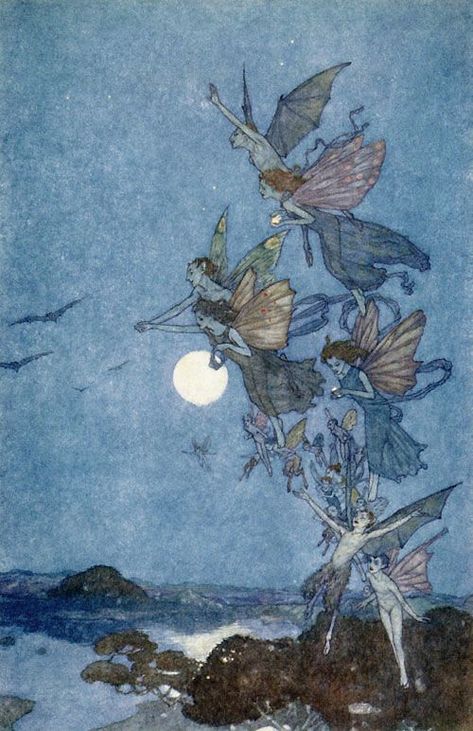 04 | Jun | 2015 | Byron's muse Edmund Dulac, The Tempest, The Fairy, Fairy Tale, Water