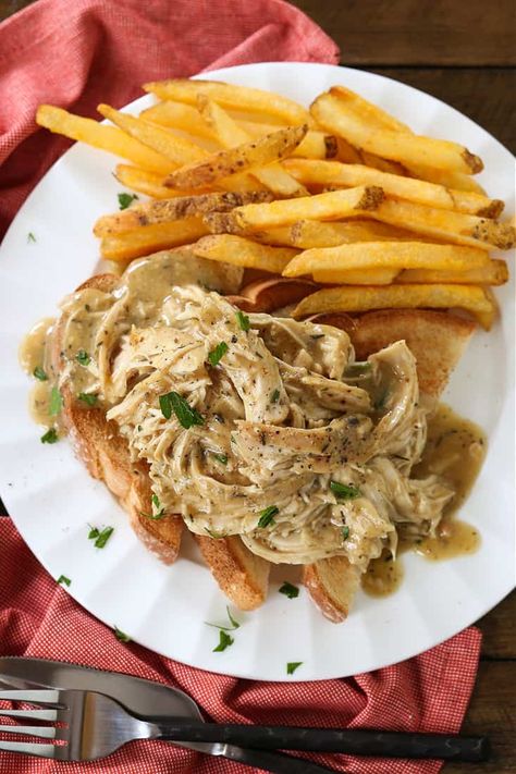 Chicken And Gravy Recipes, Crock Pot Chicken And Gravy, Chicken Breast Recipes Slow Cooker, Crockpot Chicken And Gravy, Chicken Breast Slow Cooker, Chicken And Gravy, Chicken Leg Recipes, Crock Pot Chicken, Chicken Gravy