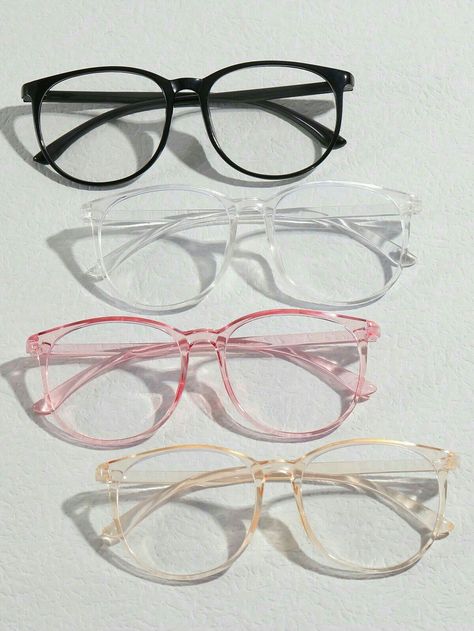 Cute Glasses For Women, Glasses For Girls, Clear Glasses Frames Women, Spectacles Women, Aesthetic Sunglasses, Cute Glasses Frames, Glasses For Round Faces, Glasses Frames Trendy, Classy Glasses