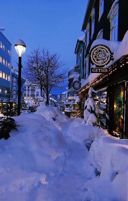 What To Do & What To See During Winter in North Iceland Oslo Winter, Iceland Christmas, Natural Hot Spring, Iceland In Winter, Land Of Fire And Ice, Gullfoss Waterfall, North Iceland, Iceland Vacation, Iceland Winter