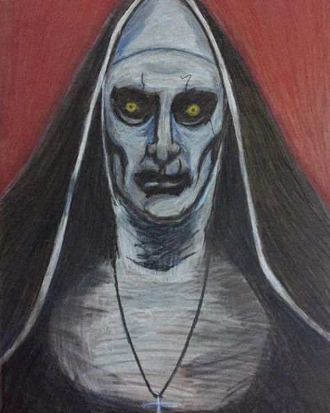 Scary Nun, Conjuring 2, Fav Character, Cool Pencil Drawings, Horror Lovers, Horror Movie Characters, Angel Art, Paint Ideas, Reference Photos