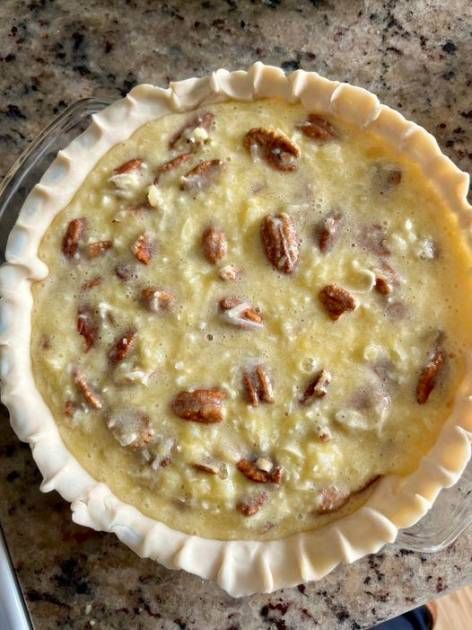 Island Pie Recipe, Island Pecan Pie With Coconut And Pineapple, Tropical Pecan Pie, Island Pecan Pie Recipe 12 Tomatoes, Island Pecan Pie 12 Tomatoes, Island Pecan Pie Recipe, Pecan Coconut Pie, Island Pecan Pie, Praline Pie