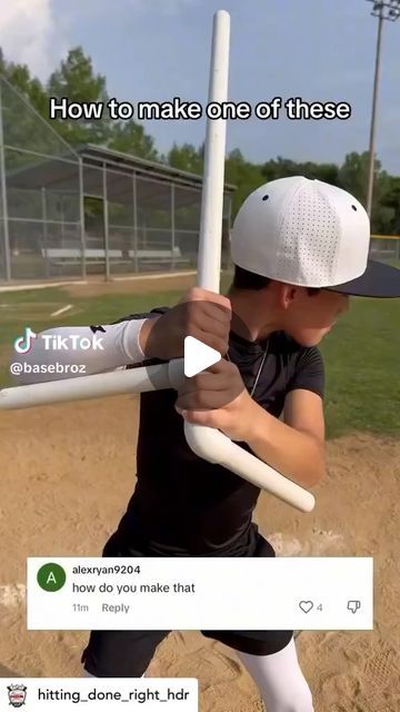 Hitting Drills Softball, Baseball Hitting Drills, Baseball Workouts, Backyard Baseball, Softball Drills, Baseball Tips, Baseball Drills, Baseball Hitting, Softball Training