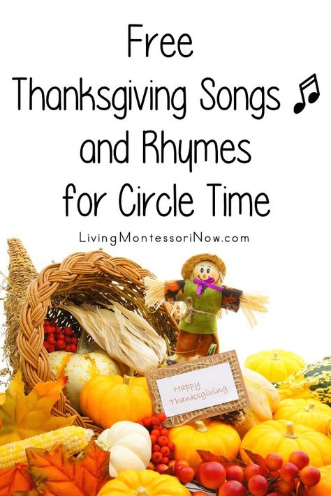 Free Thanksgiving song videos and Thanksgiving songs and rhymes with lyrics for multiple ages - Living Montessori Now #songs #Thanksgiving #Thanksgivingsongs #preschool #homeschool Thanksgiving Songs For Preschoolers, Thanksgiving Songs For Kids, Preschool Music Activities, Teaching Thanksgiving, Thanksgiving Songs, Ray Davies, Sister Sledge, Thanksgiving Lessons, Circle Time Songs