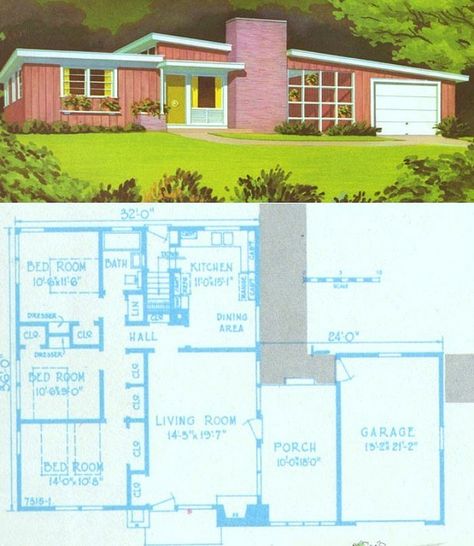 80s Floor Plans, 50s House Floor Plan, Retro Home Floor Plans, 1980s Floor Plans, 70s Home Floor Plans, 1970s House Layout, 1970s House Floor Plans, 80s House Floor Plans, Retro House Layout