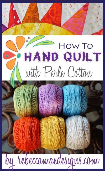 How To Hand Quilt, Hand Quilting Designs, Hand Quilting Patterns, Quilt Big, Tshirt Quilt, Perle Cotton, Quilt Baby, Quilt Stitching, Quilting Techniques