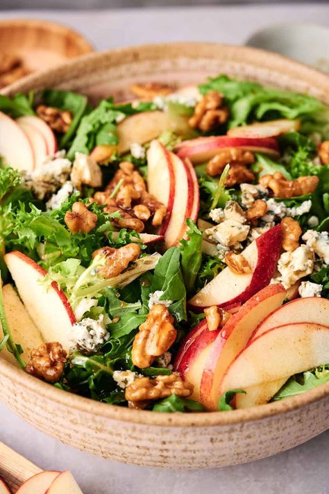 A bowl of honeycrisp salad. Honeycrisp Apple Salad, Honeycrisp Salad, Salad Meals, Family Around The Table, Best Summer Salads, Pot Pie Casserole, Honeycrisp Apple, Chicken Pot Pie Casserole, Salads For A Crowd