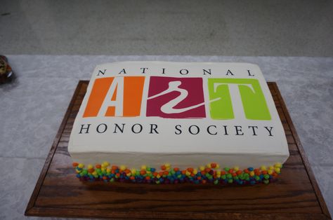 National Art Honor Society Cake National Art Honor Society, National Elementary Honor Society, Nhs Shirts National Honor Society, National Honors Society, National Honor Society Induction, Honors Society Induction, Art Advocacy, National Honor Society, Honor Society