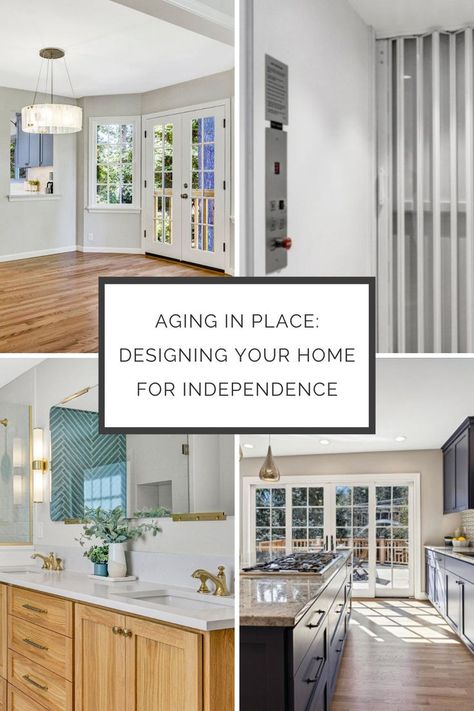 As the golden years approach, many individuals prefer to stay in the comfort of their own homes rather than move to retirement communities or assisted living facilities. Planning for the future involves more than just financial considerations; it also entails making your living space easily accessible for aging in place! Check out what we recommend in our blog post! . . . #ageinginplace #homerenovations #homeadditions #homeremodel Age In Place Home Plans, Aging In Place House Plans, Age In Place, Planning For The Future, Assisted Living Facility, Aging In Place, The Golden Years, Retirement Community, Home Remodel