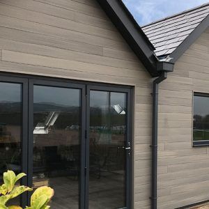 Composite Cladding Exterior House, Upvc Cladding Exterior, Composite Cladding Exterior Uk, Larch Cladding Exterior, Composite Cladding Exterior, Cedral Cladding, A Frame Exterior, Cladding House Exterior, Cladding Colours