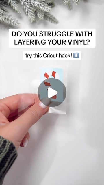 amymakesthat | cricut crafts » on Instagram: "HOW TO LAYER ADHESIVE VINYL 😱👏🏼 do you struggle with layering your vinyl Cricut projects and can’t align them? this Cricut hack has saved me HOURS. comment if this tutorial helped you & save for later ✔️ ⋒ ⋒ ⋒ ⋒ #amymakesthat #cricut #cricuttips #cricuthacks #cricuthacks #cricutprojectideas #cricutdesignspace #cricuthelp #weedingvinyl #cricutlayering #cricutbeginner #cricutlayeringhacks #cricuthacksyoumustknow #cricuthelp #cricutvinyllayering" How To Layer Fonts With Cricut, How To Layer Vinyl Cricut, Layering Vinyl Cricut, Vinyl Cricut Projects, Layering Hacks, Cricut Help, Maker Ideas, Layered Vinyl, Htv Vinyl