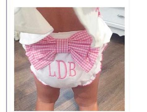 Mongorammed Ruffle Gingham Baby Bib,burp & Bloomer Set, Monogrammed Ruffle Bow Diaper Cover, Personalized Ruffle Burp Cloth, Baby Shower Set - Etsy Newborn Photo Outfits, Baby Basics, Best Baby Gifts, Baby Monogram, Future Children, Cake Smash Outfit, Baby Bloomers, Embroidery Monogram, Pink Gingham