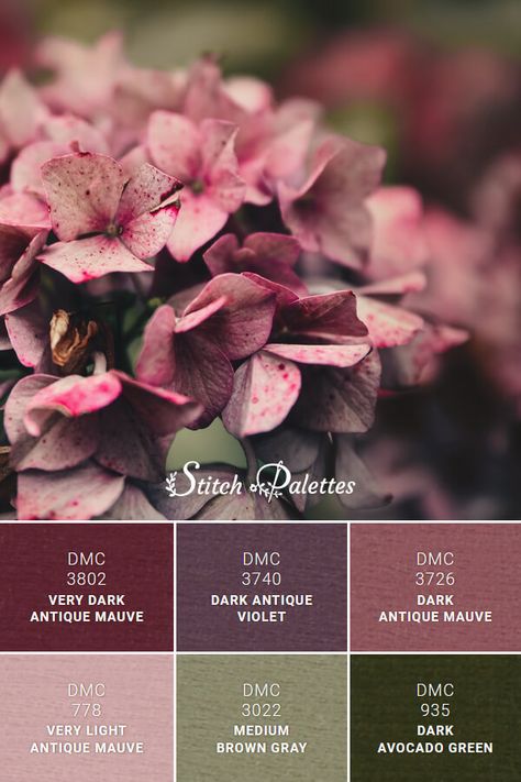 Dark Green Mauve Color Palette, Deep Rose Wall Color, Boho Goth Color Palette, Green Pink Living Room Decor, Maroon Pink Green Color Palette, Dusty Pink Complementary Colors, Dark Fairycore Color Palette, Mauve And Sage Color Palette, Mauve And Pink Color Palette