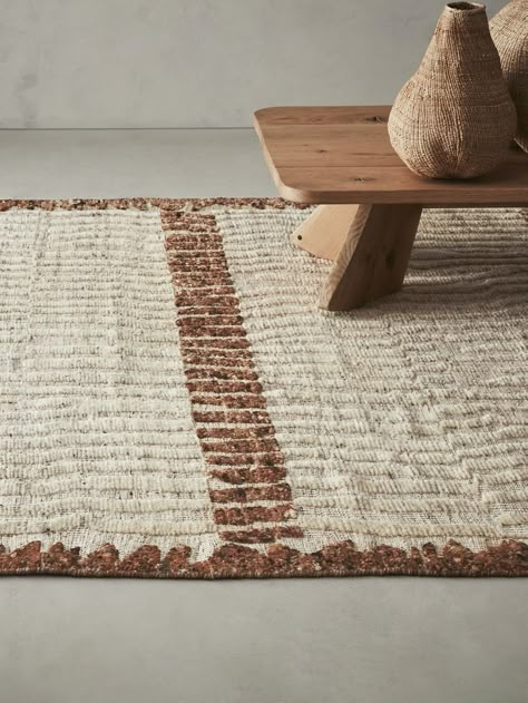 Highlands Rug | Banana Republic Neutral Jute Rug, Organic Modern Bedroom Rug, Wabi Sabi Rugs, Multiple Rugs In Living Room, Modern Organic Rug, Earth Tone Rug, Banana Republic Home, Japandi Rugs, Bali Rug