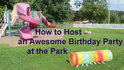 CONTROLLING Craziness: How to Host an Awesome Birthday Party at the Park Park Playground Birthday Party, Birthdays At The Park, Birthday Party At Playground, Diy Park Birthday Party, Birthday Party Park Decorations, Birthday At A Park, Unicorn Birthday Party At The Park, Park Decorations Birthday, Birthday Party At A Park Ideas