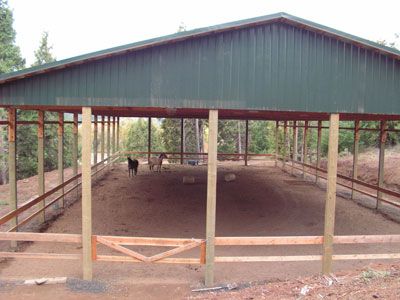 horse riding arena images open | covered arena our 60 x 120 covered arena is open on all sides so one ... Simple Outdoor Horse Arena, Indoor Arena Horse, Covered Horse Arena, Covered Arena, Horse Riding Arena, Poultry Farm Design, Paddock Trail, Horse Farm Ideas, Riding Arena