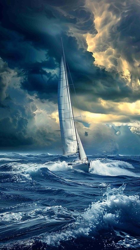 Sailboat Pictures, Sailboat Artwork, Sailboat Photography, Wallpaper Watch, Sailboat Racing, Sea Stories, Boat Wallpaper, Fuel Gauge, Sailing Trips